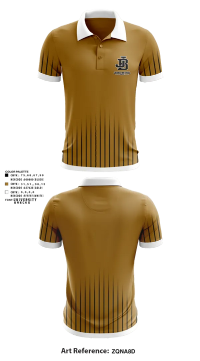 Jesse Bethel High School Golf Short Sleeve Performance Polo - 20