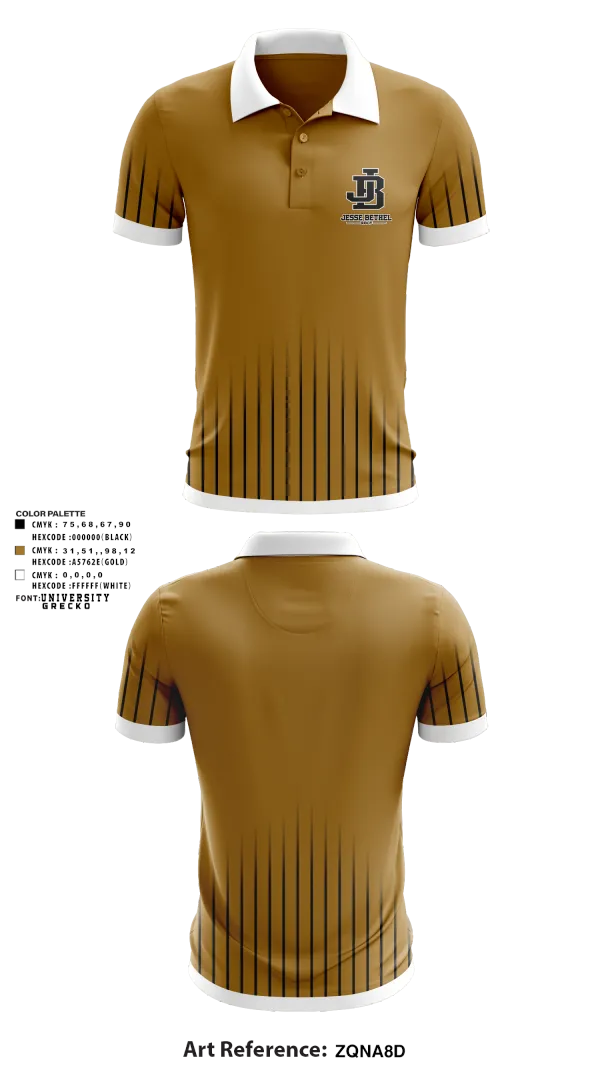 Short Sleeve Performance Polo, Jesse Bethel High School, Golf, Teamtime, Team time, sublimation, custom sports apparel, team uniforms, spirit wear, spiritwear, sports uniforms, custom shirts, team store, custom team store, fundraiser sports, apparel fundraiser