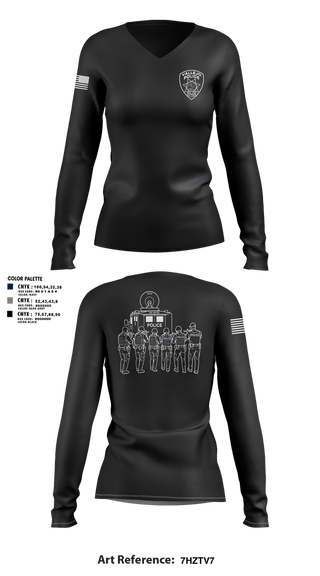 Womens Long Sleeve Vneck Shirt, Team 3, , Teamtime, Team time, sublimation, custom sports apparel, team uniforms, spirit wear, spiritwear, sports uniforms, custom shirts, team store, custom team store, fundraiser sports, apparel fundraiser