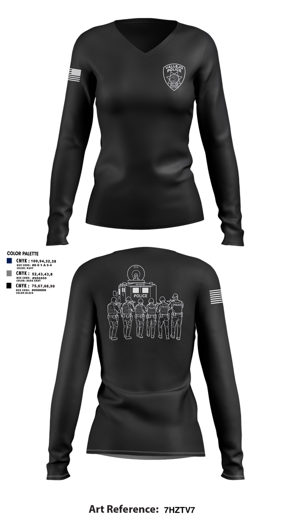 Womens Long Sleeve Vneck Shirt, Team 3, , Teamtime, Team time, sublimation, custom sports apparel, team uniforms, spirit wear, spiritwear, sports uniforms, custom shirts, team store, custom team store, fundraiser sports, apparel fundraiser