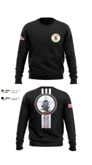Crew Neck Sweatshirt, D-Day Ohio, Inc, , Teamtime, Team time, sublimation, custom sports apparel, team uniforms, spirit wear, spiritwear, sports uniforms, custom shirts, team store, custom team store, fundraiser sports, apparel fundraiser