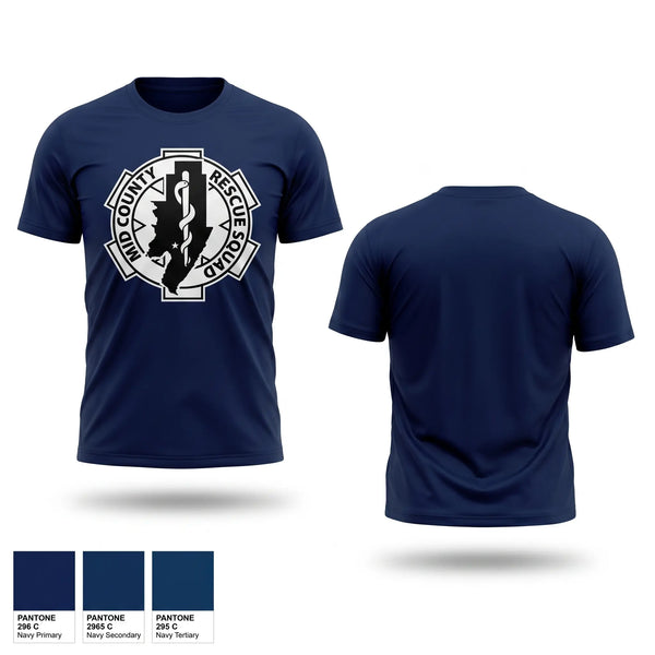 Short Sleeve Performance Shirt, Mid-County Rescue Squad, , Teamtime, Team time, sublimation, custom sports apparel, team uniforms, spirit wear, spiritwear, sports uniforms, custom shirts, team store, custom team store, fundraiser sports, apparel fundraiser