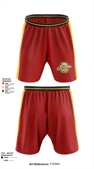 Athletic Shorts With Pockets, Fallbrook girls softball, Softball, Teamtime, Team time, sublimation, custom sports apparel, team uniforms, spirit wear, spiritwear, sports uniforms, custom shirts, team store, custom team store, fundraiser sports, apparel fundraiser
