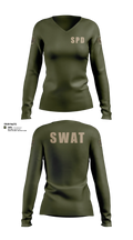 Smyrna SWAT 38156173 Women's Long Sleeve V-neck Shirt - 3