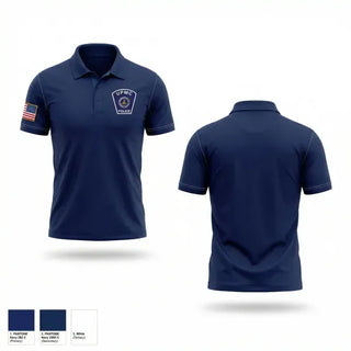 Short Sleeve Performance Polo, University of Pittsburgh Medical Center, UPMC, Police, Teamtime, Team time, sublimation, custom sports apparel, team uniforms, spirit wear, spiritwear, sports uniforms, custom shirts, team store, custom team store, fundraiser sports, apparel fundraiser