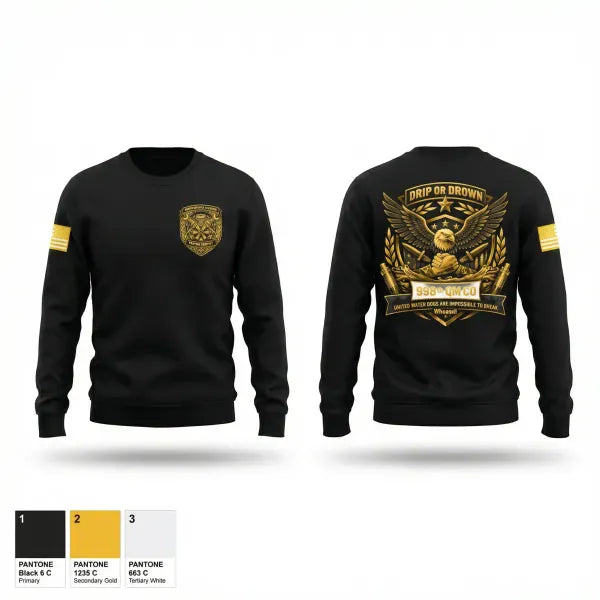 Crew Neck Sweatshirt, 998th QM Co, Army, Teamtime, Team time, sublimation, custom sports apparel, team uniforms, spirit wear, spiritwear, sports uniforms, custom shirts, team store, custom team store, fundraiser sports, apparel fundraiser