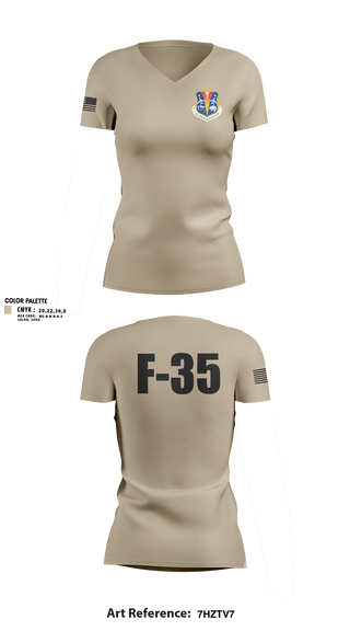 Womens Short Sleeve Vneck Shirt, 85FG, Air Force, Teamtime, Team time, sublimation, custom sports apparel, team uniforms, spirit wear, spiritwear, sports uniforms, custom shirts, team store, custom team store, fundraiser sports, apparel fundraiser