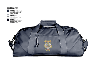 Duffle Bag, PFD, Fire Department, Teamtime, Team time, sublimation, custom sports apparel, team uniforms, spirit wear, spiritwear, sports uniforms, custom shirts, team store, custom team store, fundraiser sports, apparel fundraiser