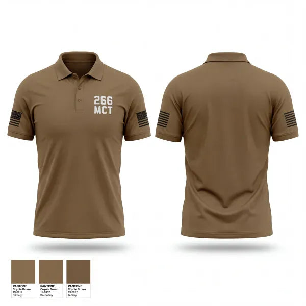 Short Sleeve Performance Polo, 266 MCT266 MCT, Army, Teamtime, Team time, sublimation, custom sports apparel, team uniforms, spirit wear, spiritwear, sports uniforms, custom shirts, team store, custom team store, fundraiser sports, apparel fundraiser