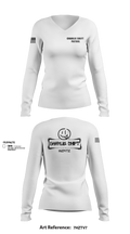 Charlie Shift Patrol 23764054 Women's Long Sleeve V-neck Shirt - 101