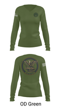Military Funeral Honors 6797684 Women's Long Sleeve V-neck Shirt - 57
