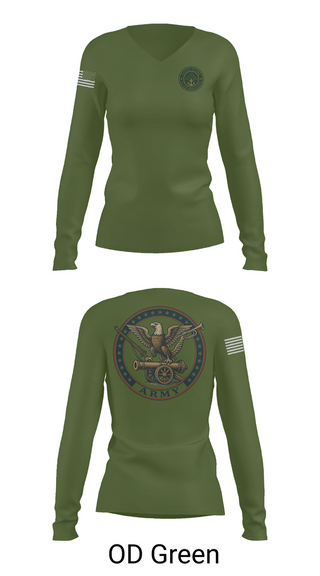 Womens Long Sleeve Vneck Shirt, Military Funeral Honors, , Teamtime, Team time, sublimation, custom sports apparel, team uniforms, spirit wear, spiritwear, sports uniforms, custom shirts, team store, custom team store, fundraiser sports, apparel fundraiser