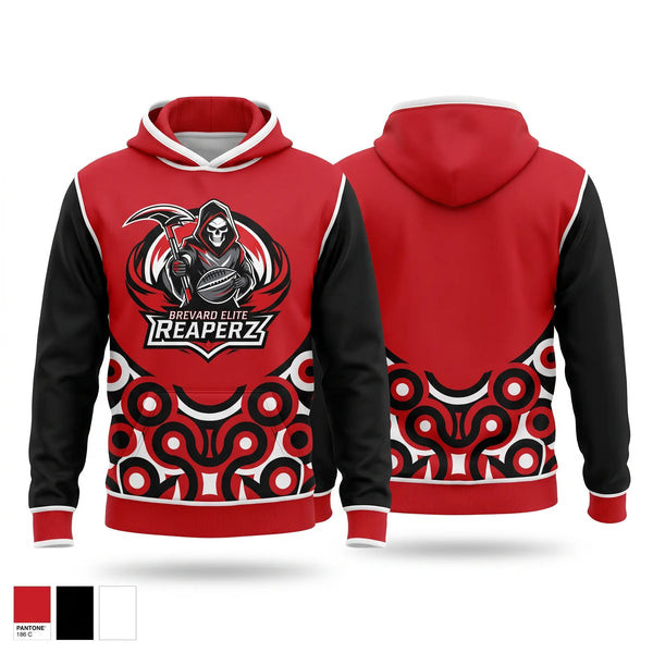 Hoodie, Brevard Elite Reaperz, , Teamtime, Team time, sublimation, custom sports apparel, team uniforms, spirit wear, spiritwear, sports uniforms, custom shirts, team store, custom team store, fundraiser sports, apparel fundraiser