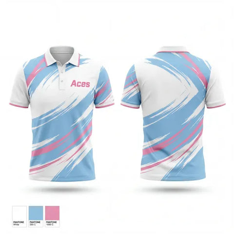 Short Sleeve Performance Polo, Aces, Baseball, Teamtime, Team time, sublimation, custom sports apparel, team uniforms, spirit wear, spiritwear, sports uniforms, custom shirts, team store, custom team store, fundraiser sports, apparel fundraiser
