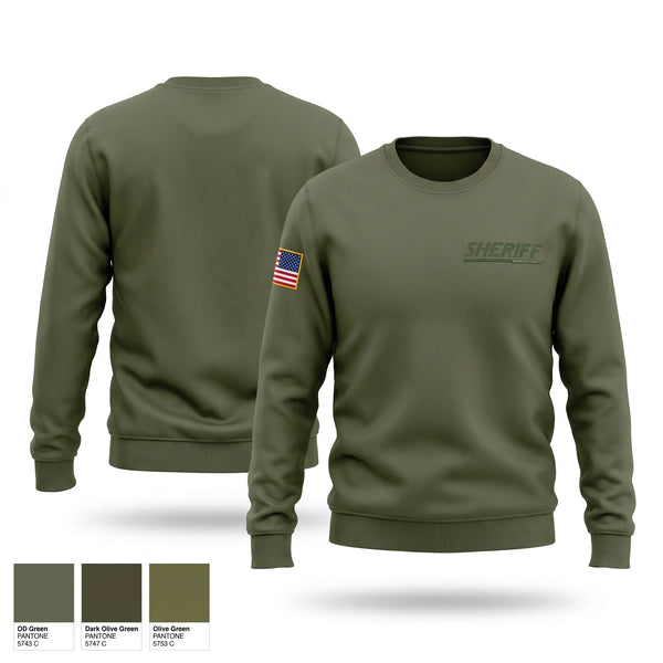 Crew Neck Sweatshirt, Madison County Sheriff's Office, Police, Teamtime, Team time, sublimation, custom sports apparel, team uniforms, spirit wear, spiritwear, sports uniforms, custom shirts, team store, custom team store, fundraiser sports, apparel fundraiser