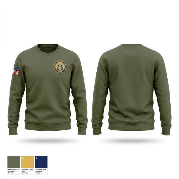 Crew Neck Sweatshirt, DFA-OAL Division of Investigations & Enforcement, Police, Teamtime, Team time, sublimation, custom sports apparel, team uniforms, spirit wear, spiritwear, sports uniforms, custom shirts, team store, custom team store, fundraiser sports, apparel fundraiser