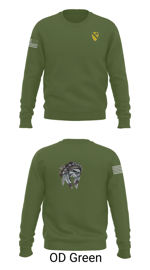 Crew Neck Sweatshirt, 6-9 Cavalry Regiment, , Teamtime, Team time, sublimation, custom sports apparel, team uniforms, spirit wear, spiritwear, sports uniforms, custom shirts, team store, custom team store, fundraiser sports, apparel fundraiser