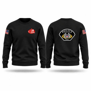 Crew Neck Sweatshirt, Chariton Police Department, Police, Teamtime, Team time, sublimation, custom sports apparel, team uniforms, spirit wear, spiritwear, sports uniforms, custom shirts, team store, custom team store, fundraiser sports, apparel fundraiser