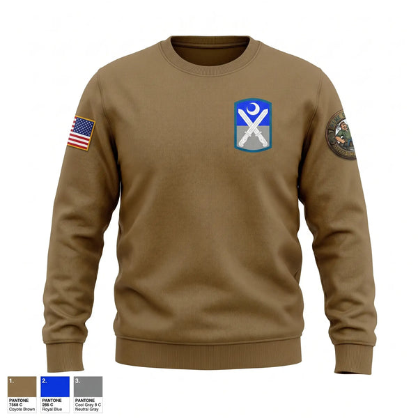 Crew Neck Sweatshirt, I co 237th, Army, Teamtime, Team time, sublimation, custom sports apparel, team uniforms, spirit wear, spiritwear, sports uniforms, custom shirts, team store, custom team store, fundraiser sports, apparel fundraiser