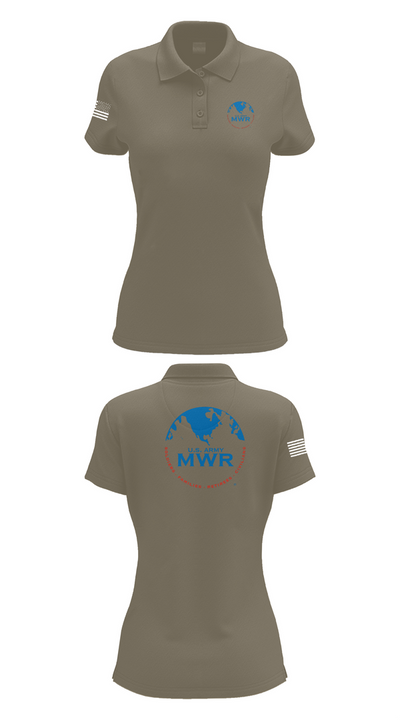 FAMILY AND MORALE, WELFARE AND RECREATION 29684136 Women's Short Sleeve Performance Polo  - 75