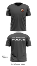 Citizen Pottawatomie nation Police Department  Short Sleeve Performance Shirt - 4