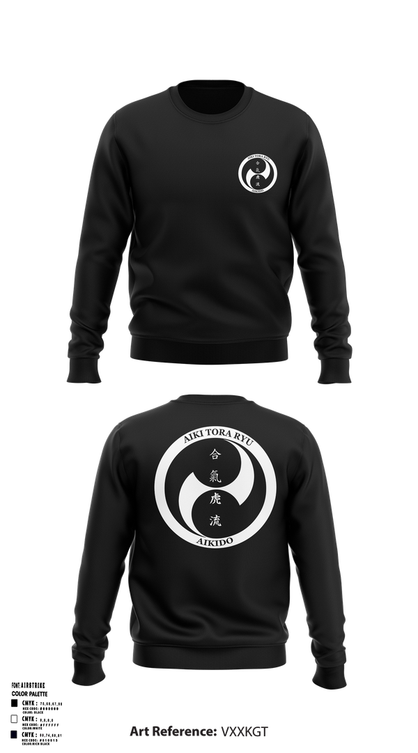 Crew Neck Sweatshirt, Aiki Tora Ryu, , Teamtime, Team time, sublimation, custom sports apparel, team uniforms, spirit wear, spiritwear, sports uniforms, custom shirts, team store, custom team store, fundraiser sports, apparel fundraiser