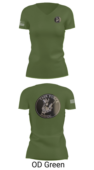 Womens Short Sleeve Vneck Shirt, Task Force Havoc, , Teamtime, Team time, sublimation, custom sports apparel, team uniforms, spirit wear, spiritwear, sports uniforms, custom shirts, team store, custom team store, fundraiser sports, apparel fundraiser