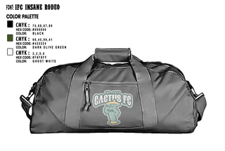 Duffle Bag, Cactus Fc, Men's Soccer, Teamtime, Team time, sublimation, custom sports apparel, team uniforms, spirit wear, spiritwear, sports uniforms, custom shirts, team store, custom team store, fundraiser sports, apparel fundraiser
