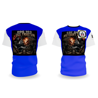 Short Sleeve Performance Shirt, USS Truxtun DDG 103, Navy, Teamtime, Team time, sublimation, custom sports apparel, team uniforms, spirit wear, spiritwear, sports uniforms, custom shirts, team store, custom team store, fundraiser sports, apparel fundraiser