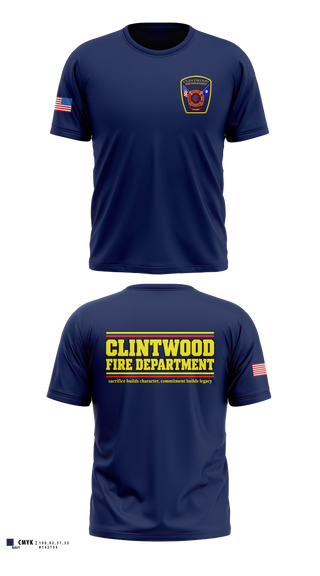 Short Sleeve Performance Shirt, Clintwood Fire Department, Fire Department, Teamtime, Team time, sublimation, custom sports apparel, team uniforms, spirit wear, spiritwear, sports uniforms, custom shirts, team store, custom team store, fundraiser sports, apparel fundraiser