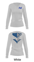 Lewis County High School 1927103 Women's Long Sleeve V-neck Shirt - 11