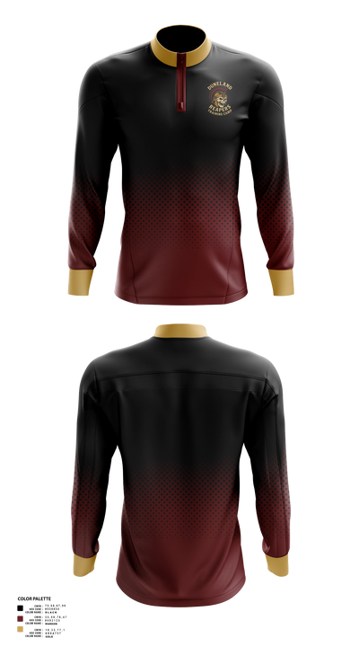 Duneland Reapers Quarter Zip Jacket - 21