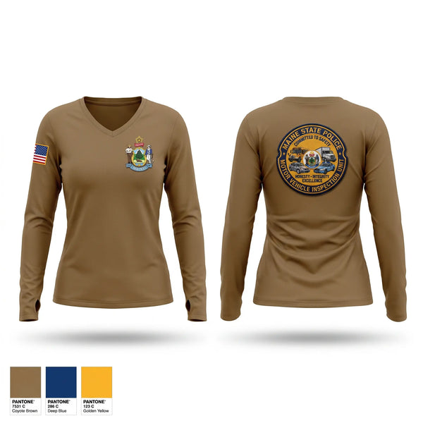 Womens Long Sleeve Vneck Shirt, Inspection, Police, Teamtime, Team time, sublimation, custom sports apparel, team uniforms, spirit wear, spiritwear, sports uniforms, custom shirts, team store, custom team store, fundraiser sports, apparel fundraiser