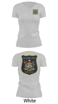 Delaware State Fire Police 51213037 Women's Short Sleeve V-neck Shirt - 12