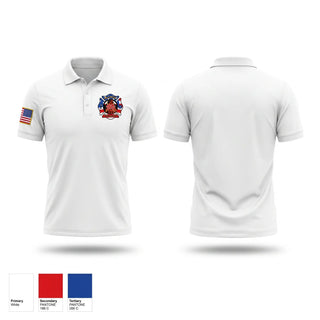 Short Sleeve Performance Polo, McCook Fire Department, Fire Department, Teamtime, Team time, sublimation, custom sports apparel, team uniforms, spirit wear, spiritwear, sports uniforms, custom shirts, team store, custom team store, fundraiser sports, apparel fundraiser