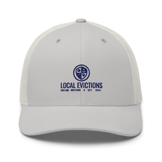 Local Evictions LLC Retro Trucker Hat | Yupoong 6606