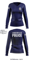 Lakeville Police Department 60717822 Women's Long Sleeve V-neck Shirt - 1