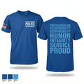 City of Forsyth Police Department 96123221 Old School Cotton Feel Shirt - 1