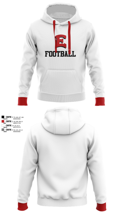 East Scarlets Football 34807751 Hoodie - 1