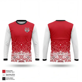 Long Sleeve Performance Shirt, Princeton Tigers, Baseball, Teamtime, Team time, sublimation, custom sports apparel, team uniforms, spirit wear, spiritwear, sports uniforms, custom shirts, team store, custom team store, fundraiser sports, apparel fundraiser