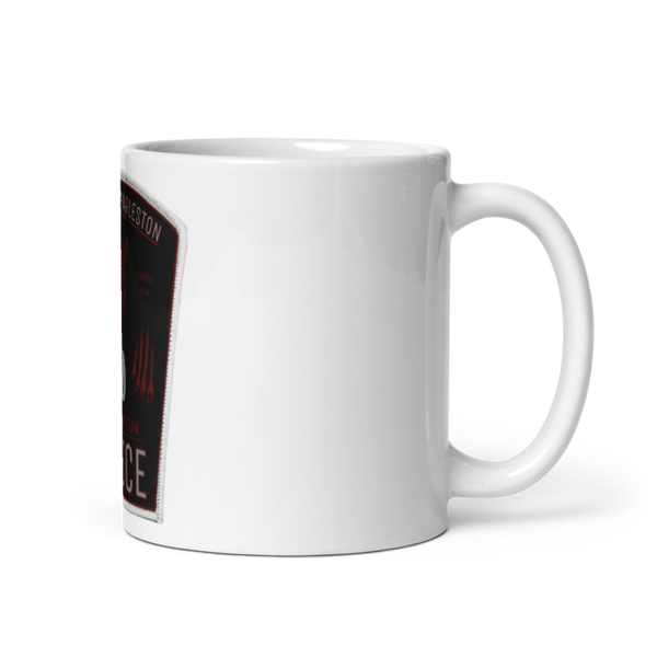 Cougar Alert Team 58095396 White Glossy Mug - Small