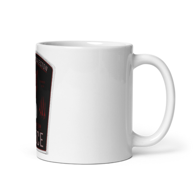 Cougar Alert Team 58095396 White Glossy Mug - Medium