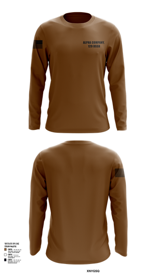 Long Sleeve Performance Shirt, Alpha Company, 129 DSSB, , Teamtime, Team time, sublimation, custom sports apparel, team uniforms, spirit wear, spiritwear, sports uniforms, custom shirts, team store, custom team store, fundraiser sports, apparel fundraiser