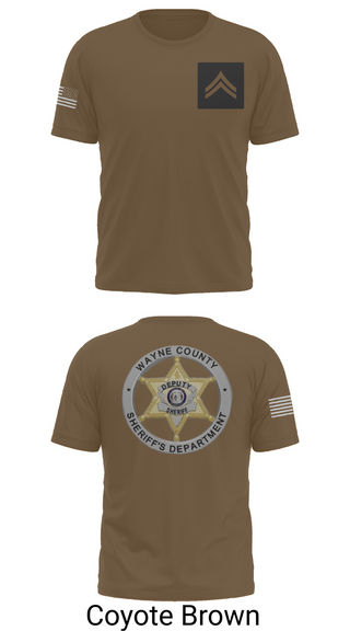 Short Sleeve Performance Shirt, Wayne County Sheriff’s Department, Police, Teamtime, Team time, sublimation, custom sports apparel, team uniforms, spirit wear, spiritwear, sports uniforms, custom shirts, team store, custom team store, fundraiser sports, apparel fundraiser