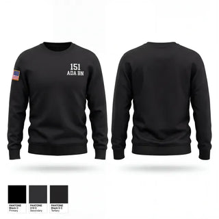 Crew Neck Sweatshirt, 1-51 ADA BN, Army, Teamtime, Team time, sublimation, custom sports apparel, team uniforms, spirit wear, spiritwear, sports uniforms, custom shirts, team store, custom team store, fundraiser sports, apparel fundraiser