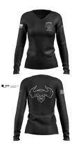 D-co 1-173 1st PLT 21707441 Women's Long Sleeve V-neck Shirt - 1