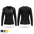 Hays State Prison Special Operations Women's Long Sleeve V-neck Shirt - 1