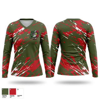 Womens Long Sleeve Vneck Shirt, Cancel Cobras, Softball, Teamtime, Team time, sublimation, custom sports apparel, team uniforms, spirit wear, spiritwear, sports uniforms, custom shirts, team store, custom team store, fundraiser sports, apparel fundraiser