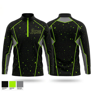Quarter Zip Jacket, Cosmo Aces, Baseball, Teamtime, Team time, sublimation, custom sports apparel, team uniforms, spirit wear, spiritwear, sports uniforms, custom shirts, team store, custom team store, fundraiser sports, apparel fundraiser