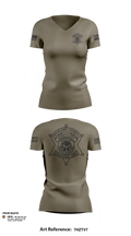 Richland County Sheriff's Department Training Unit Women's Short Sleeve V-neck Shirt - 7
